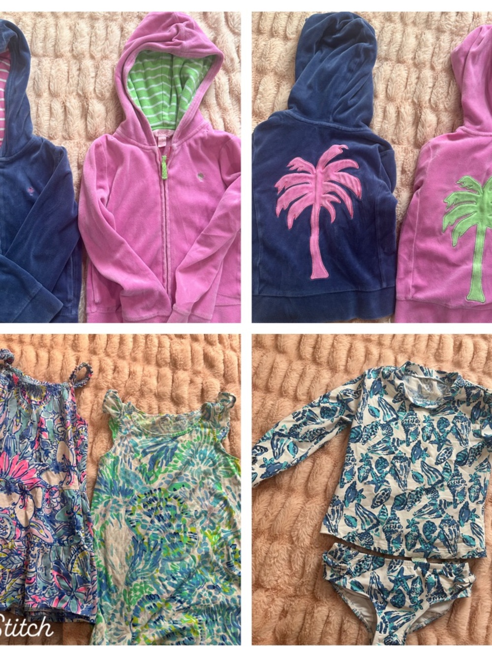 Lot of 5 Lilly Pulitzer 4/5T Clothes. Dresses, Sweatshirts and Swimsuit